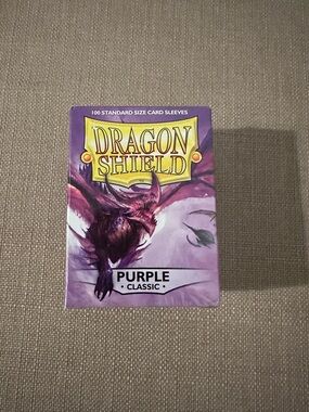 Dragon Shield ART10009 Classic Standard Size Sleeves 100pk-Purple